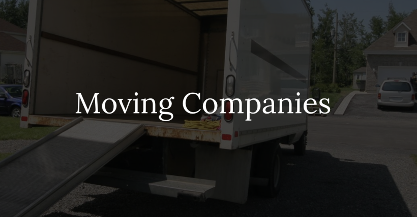 Trusted Vendor List: Moving Companies